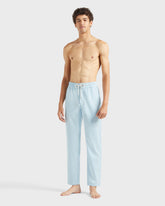 Wool Regular Pants Micro Rayures Tailoring - Blue topaz / Vilebrequin For sale