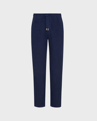 Linen Pants Solid - Blue Navy Website | PACP613P / Vilebrequin Discount