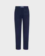 Linen Pants Solid - Blue Navy Website | PACP613P / Vilebrequin Discount