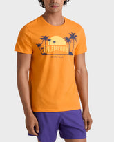Organic Cotton T-shirt City - Orange Vitamin / Vilebrequin Discount