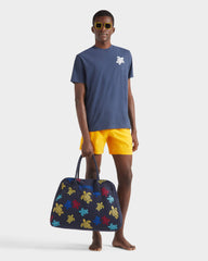 Organic Cotton T-shirt Big Turtle Embroidery - Blue Navy / Vilebrequin Online