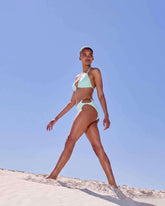 High-waisted Bikini Bottom Solid - Blue Oxygene / Vilebrequin US