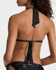 Halter Bikini Top Bubble 3D - Black / Vilebrequin On sale