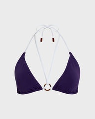 Triangle Bikini Top Solid - Purple Violette / Vilebrequin Sale