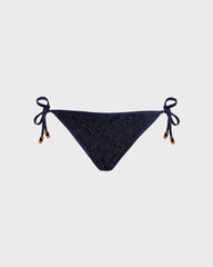 Bikini Bottom Embroidered Guipure Florale - Blue Navy / Vilebrequin Online