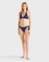 Halter Bikini Top Relief Sparkling - Blue Navy / Vilebrequin Sale