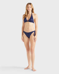 Side Tie Bikini Bottom Relief Sparkling - Blue Navy / Vilebrequin On sale