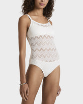 Lace One-piece Swimsuit - Off white / Vilebrequin Sale