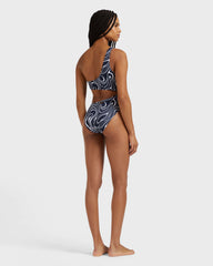 Asymmetric One-piece swimsuit Orcas - Blue Navy / Vilebrequin New