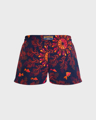 Mandala Embroidered Swim Trunks- Limited Edition - Blue Navy / Vilebrequin On sale