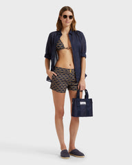 Swim Shorts Turtles Chain - Blue Navy / Vilebrequin Outlet