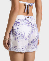 Linen Bermuda Shorts Lavender - White / Vilebrequin On sale