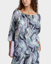 Silk Shirt Marble - White / Vilebrequin Online
