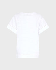 Linen T-shirt Solid - White / Vilebrequin Online