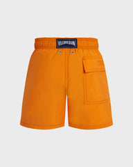 Boys Swim Trunks Water-reactive Octopus in Stripes - Orange Vitamin / Vilebrequin Online