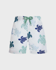 Boys Swim Trunks Tortues Multicolores - White / Vilebrequin Discount