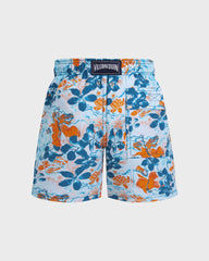 Boys Swim Trunks Jungle Turtles - Blue Coin coin / Vilebrequin Sale