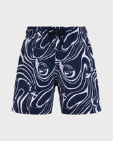 Boys Stretch Swim Shorts Orcas - Blue Navy / Vilebrequin US