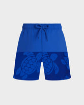 Boys Water-reactive Swim shorts Ronde Des Tortues Maxi - Blue Marrakech / Vilebrequin Discount