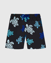 Boys Ultra-light and packable Swim shorts Tortues Multicolores - Black / Vilebrequin Online