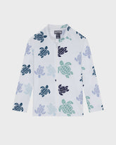 Boys Zipped Long Sleeves Rashguard Tortues Multicolores - White / Vilebrequin US