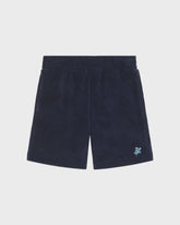 Boys Terry Bermuda Shorts Embroidered Turtle - Blue Navy / Vilebrequin Online