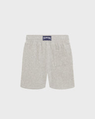 Boys Terry Bermuda Shorts Embroidered Turtle - Heather grey / Vilebrequin Sale