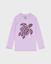 Girls Long Sleeves Rashguard Solid - Purple Fleur / Vilebrequin Discount