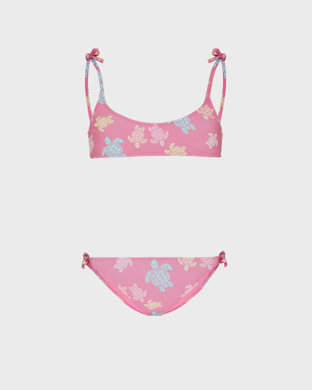 Girls Two-pieces Swimsuit Tortues Multicolores - Pink Boudoir / Vilebrequin US