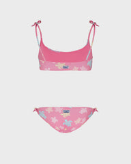Girls Two-pieces Swimsuit Tortues Multicolores - Pink Boudoir / Vilebrequin US