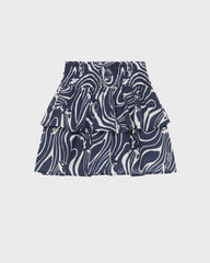 Girls Elastic Waist Skirt Orcas / Vilebrequin Outlet