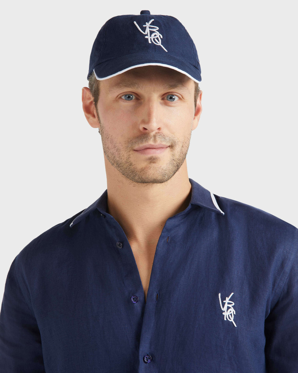 Linen Cap VBQ Line - Blue Navy / Vilebrequin Online