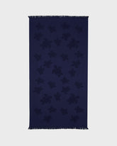 Beach Fouta in Organic Cotton Turtles Jacquard | Beach Towel Vilebrequin STHU1201 / Vilebrequin New