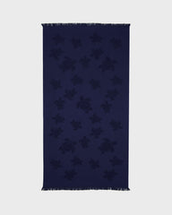 Beach Fouta in Organic Cotton Turtles Jacquard | Beach Towel Vilebrequin STHU1201 / Vilebrequin New