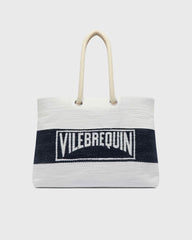 Cotton Woven Beach Bag Vilebrequin - Blue Navy / Vilebrequin New