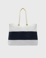 Cotton Woven Beach Bag Vilebrequin - Blue Navy / Vilebrequin New