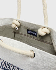 Cotton Woven Beach Bag Vilebrequin - Blue Navy / Vilebrequin New
