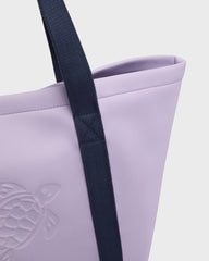 Neoprene Beach Bag Solid - Purple Fleur / Vilebrequin For sale