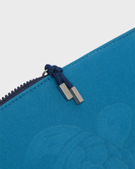 Unisex Neoprene Pouch Solid - Blue Peacock / Vilebrequin Discount