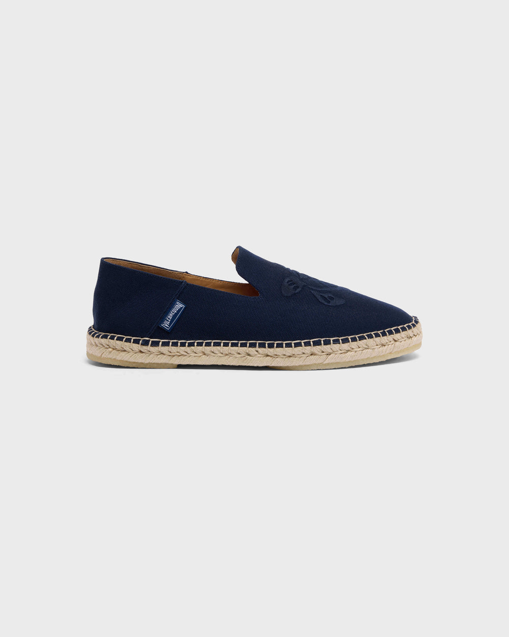 Canvas Boat Shoes Solid - Blue Navy / Vilebrequin For sale