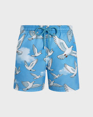 Swim Trunks Doves - VBQ x 3.PARADIS - Blue Jaipuy / Vilebrequin Online