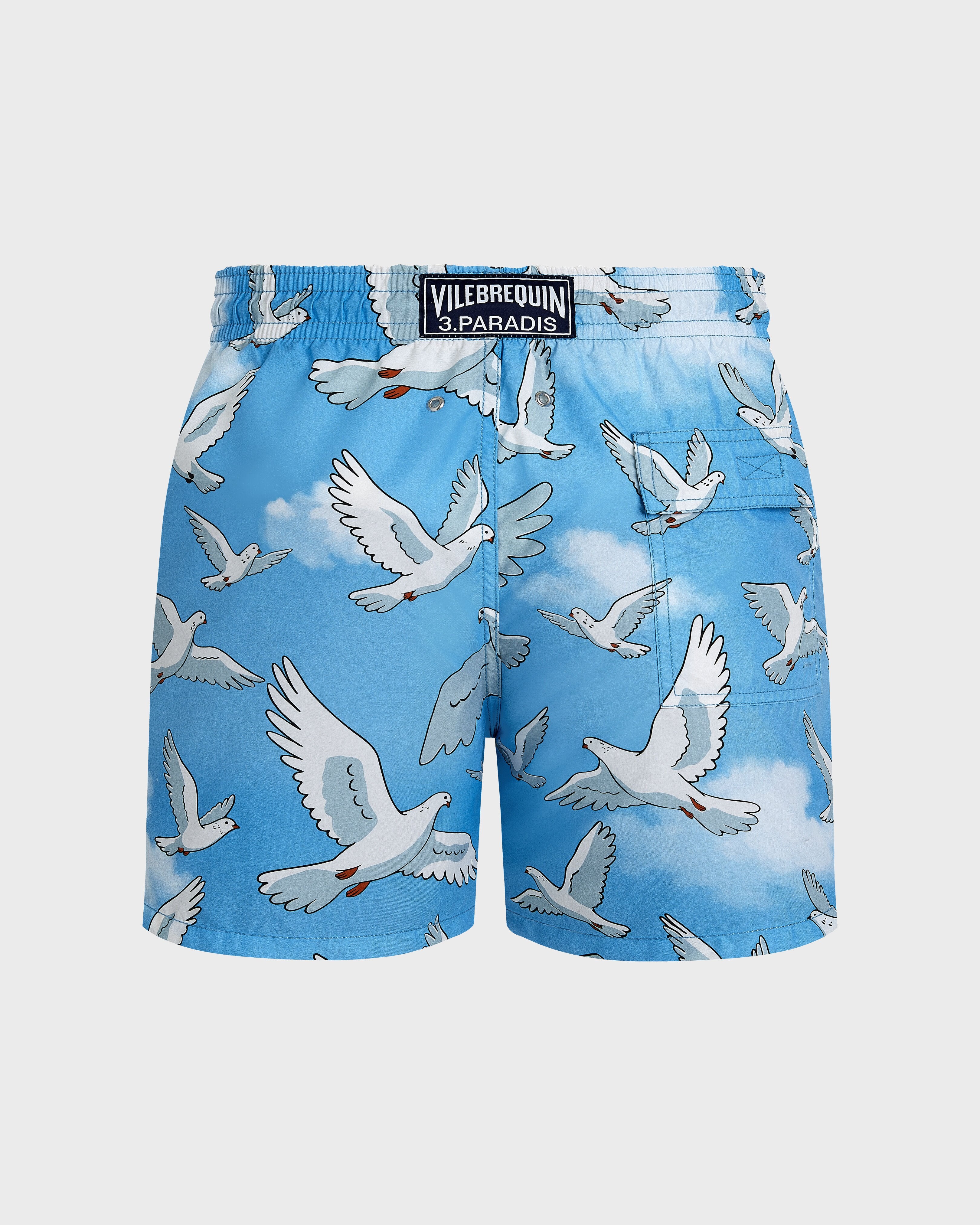 Swim Trunks Doves - VBQ x 3.PARADIS - Blue Jaipuy / Vilebrequin Online