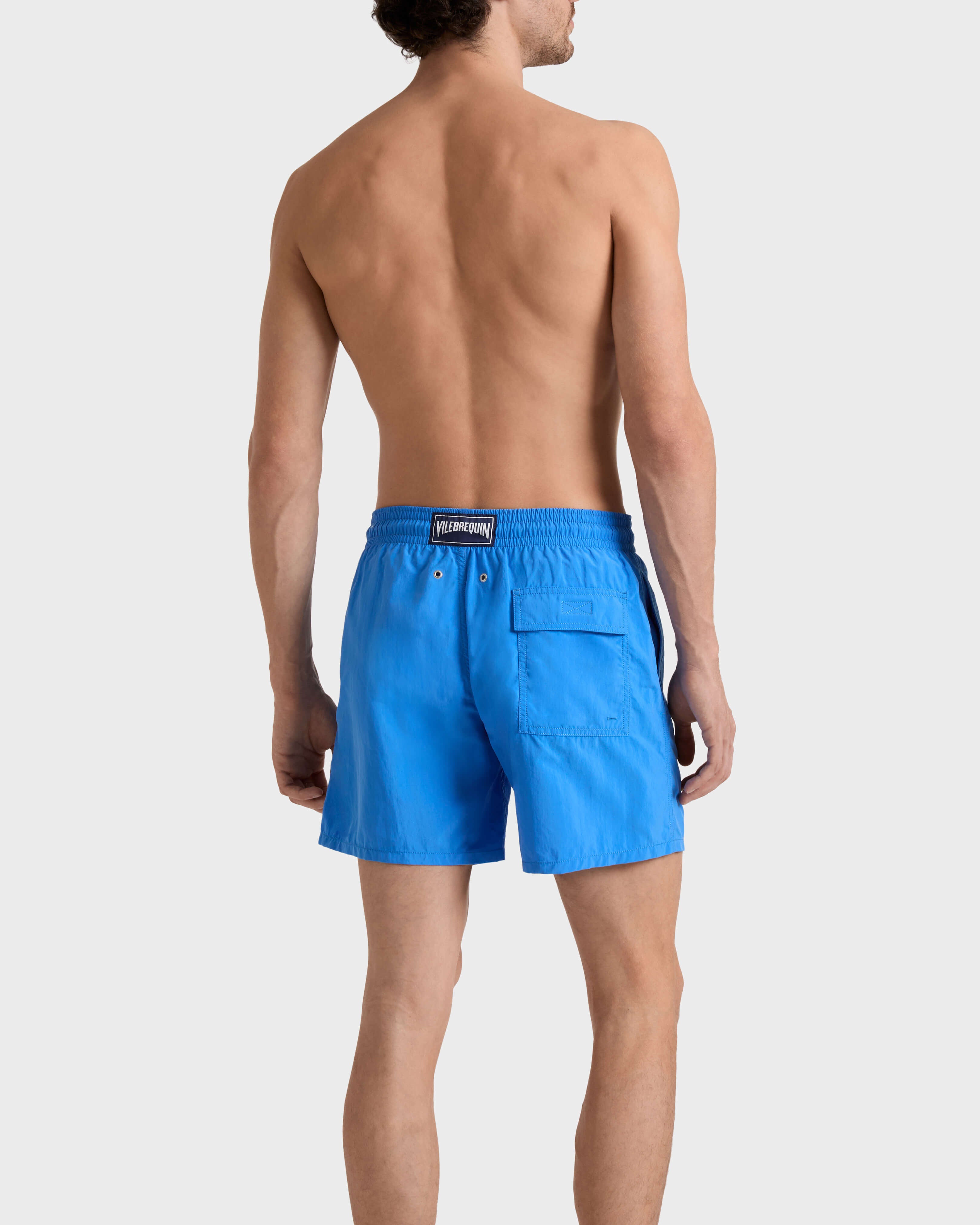 Swim Trunks Water-reactive Bubble Turtles 3D - Blue Earthenware / Vilebrequin Outlet