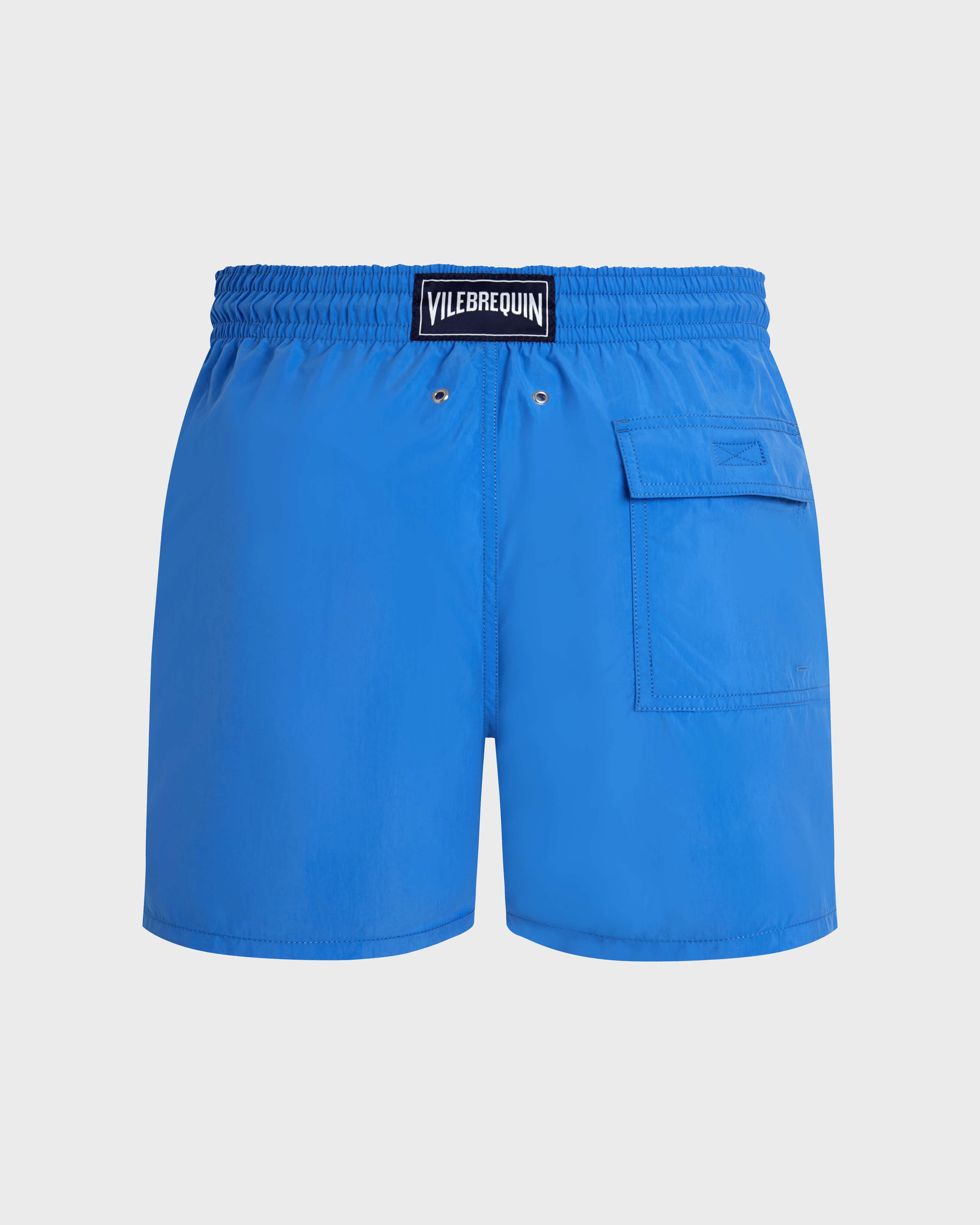 Swim Trunks Water-reactive Bubble Turtles 3D - Blue Earthenware / Vilebrequin Outlet