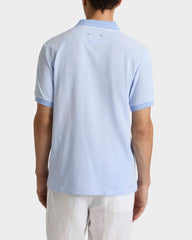 Cotton Polo Shirt Solid - Blue Cloudy / Vilebrequin US