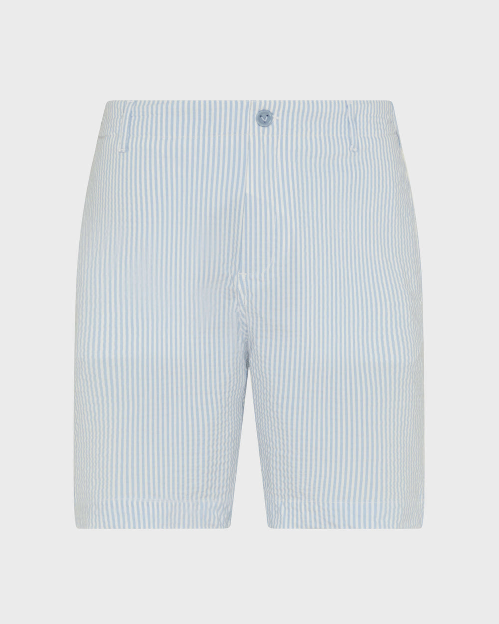 Stretch Cotton Bermuda Shorts Seersuckers Stripes - Blue Cloudy / Vilebrequin Online