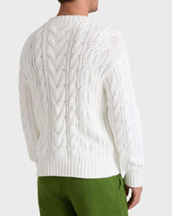 Cable-Knit Cotton Sweater / Vilebrequin Sale