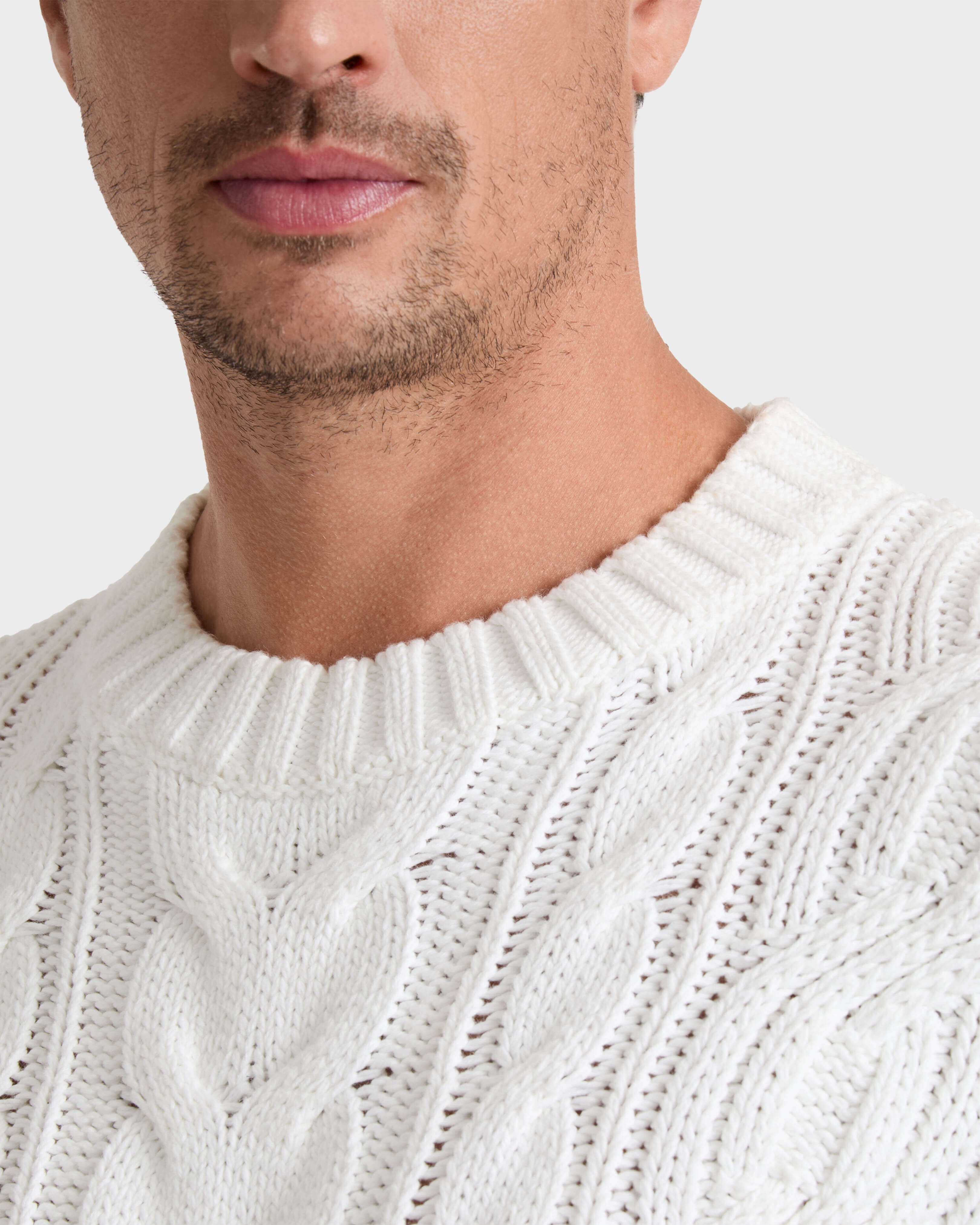 Cable-Knit Cotton Sweater / Vilebrequin Sale