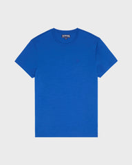 Wool T-shirt Solid - Sea blue / Vilebrequin Outlet