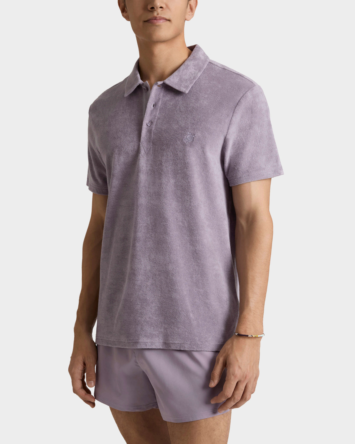 Terry Polo Shirt Solid - Purple Ouragan / Vilebrequin US